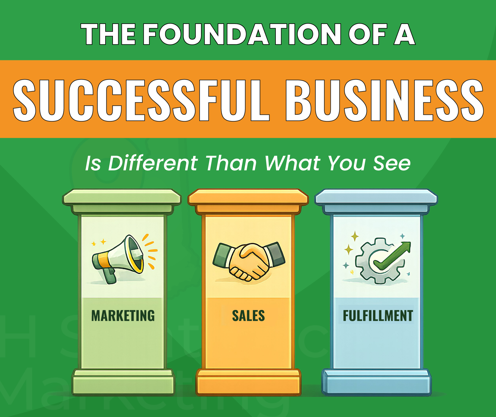 The three pillars of business